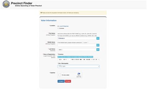 How to find your election precinct online .
